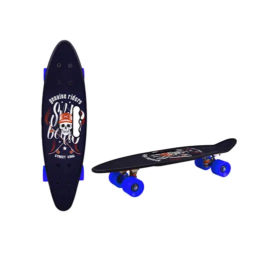 Пенни борд 24" Bambi SC20514 PU колеса, с ручкой Синий - фото 1