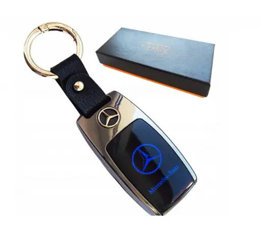 Елегантний Брелок-Запальничка Для Ключів MERCEDES - Світлодіодна Лампа розжарювання З РК-екраном - фото 1