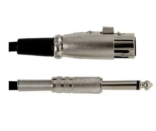 Мікрофонний аудіо кабель Jack 6.3 mono — XLR Female GEWA Basic Line 3м