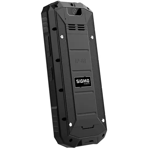 Телефон Sigma PA68 black - фото 4