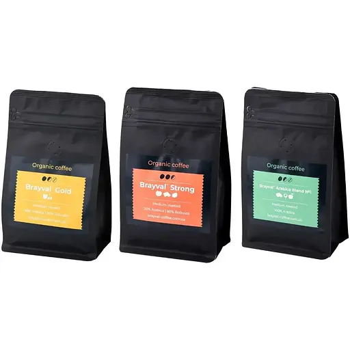 Набор кофе классический Brayval 3х0.2 кг - фото 1