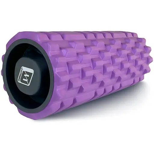 Массажный ролик EasyFit Grid Roller 33 см v.1.1 Фиолетовый (EF-2020a-V) - фото 1
