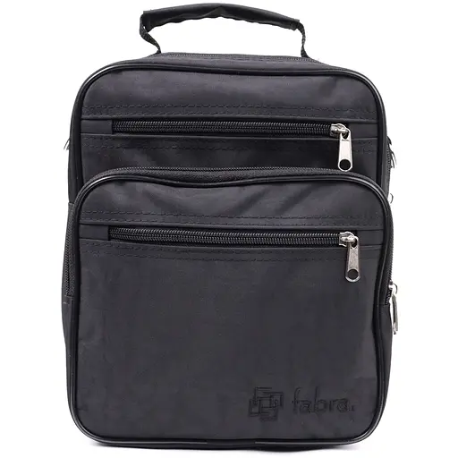 Чоловіча шкіряна сумка FABRA 21х26х12 см sum0026535 - фото 5