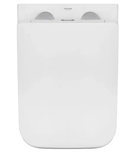 Унитаз подвесной безободковый Kroner Eifel WHI523629 RIMLESS с сиденьем (KE523629WHIR) (CV032968) - фото 7