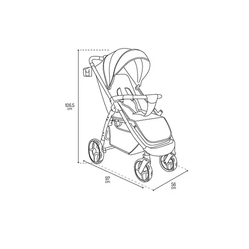 Коляска прогулянкова Momi Miya Eva Beige (WOSP00071) - фото 13