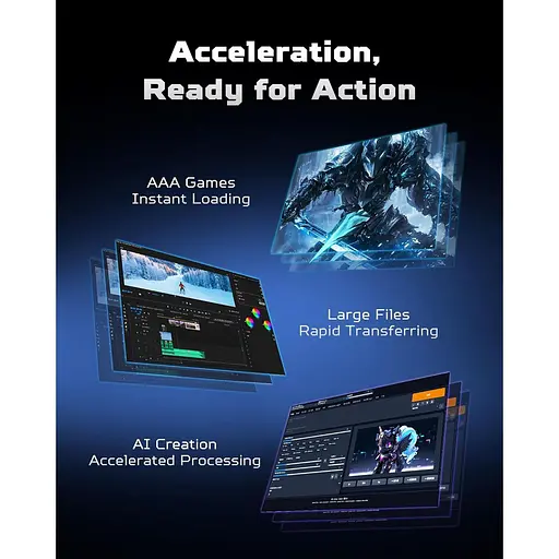 Накопитель SSD Acer Predator m.2 NVMe 4TB GM6 PCI Express 4.0 x4 (BL.9BWWR.135) - фото 6