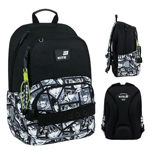 Рюкзак Kite Education 585 Anime Boy Чорний (K26-585M-5) - фото 2