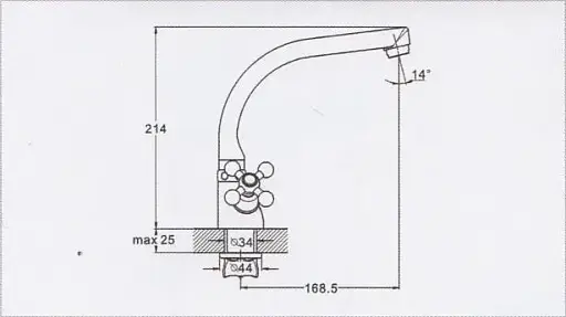 Змішувач для кухні Zegor DTZ4-D827KW двохвентильний 30412 - фото 2