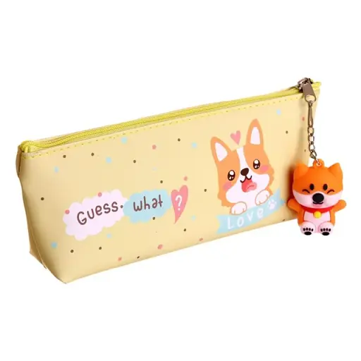 Пенал силіконовий із підвіскою Лисенок, PVC, 21146Y-P (В асортименті) - фото 4