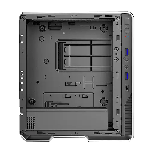 Корпус GameMax Violin 180W Silver (Violin Silver) - фото 3