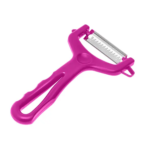 Нож для нарезки соломкой овощей и фруктов (для корейской морковки) 13 см, Kitchette Розовый 86306 - фото 7