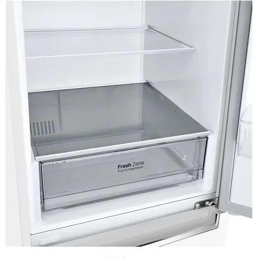 Холодильник LG с нижним морозильным отделением 186x60х68 холод.отд. 234 л мороз.отд. 107 л 2дв. А+ NF инв. диспл внутр. белый - фото 8