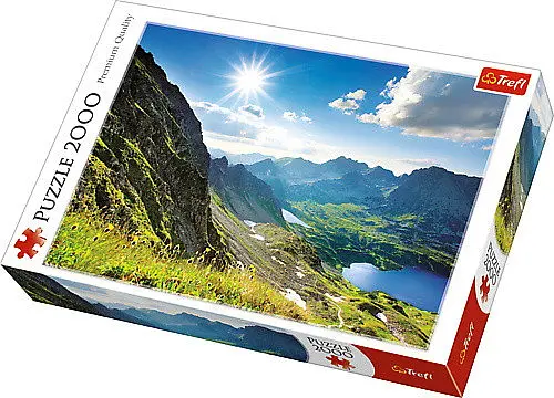 Набор Пазлы – (2000 элм.) – "Долина пяти озер, Татри" - фото 1