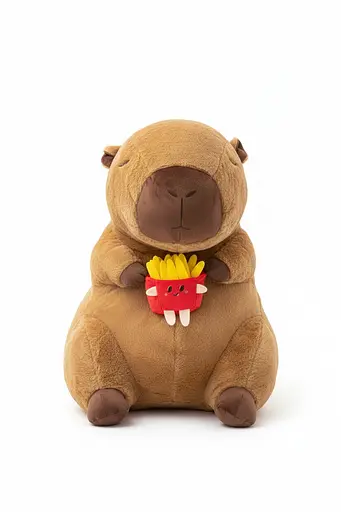 Детский набор Игрушка плед Капибара мягкая игрушка 60 см с пледом 1,20 x 1,50 м - фото 1