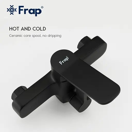 Змішувач для ванни Frap F2262 чорний матовий - фото 5