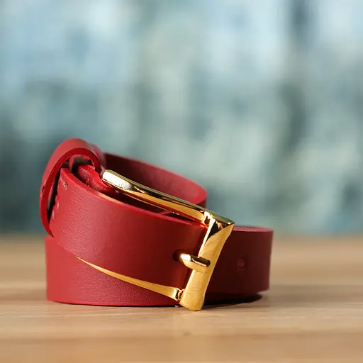 Ремінь шкіряний Grande Pelle для жінок 120х2 см яскравий тонкий acs0029638 - фото 10