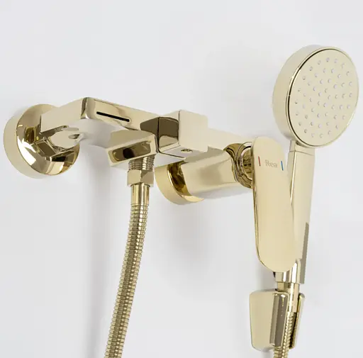 Смеситель для душа Rea Berg настенный gold REA-B2043 Золотой - фото 4