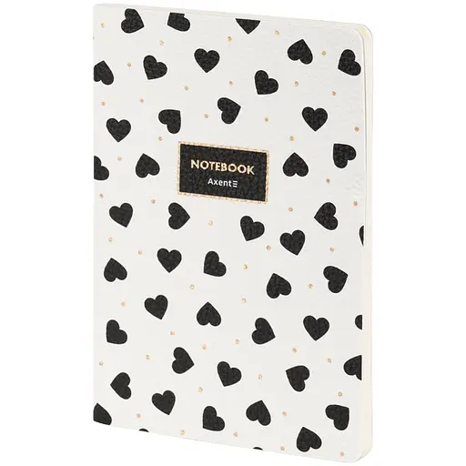 Книга записна Axent Partner Black&White A5 60 аркушів у клітинку (8710-7-A) - фото 2