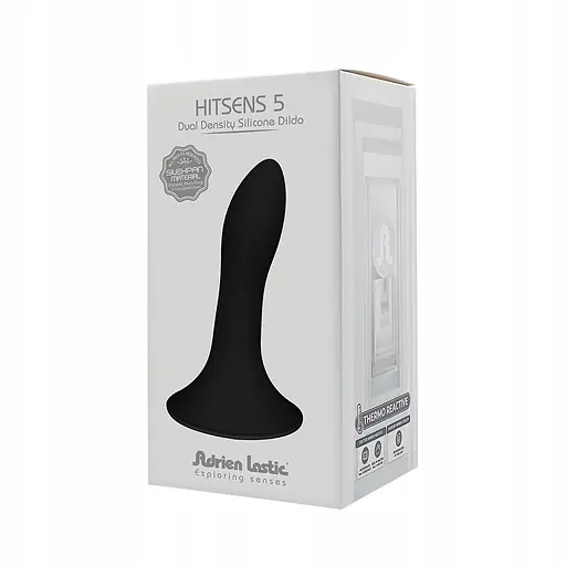 Фалоімітатор Adrien Lastic Hitsens 5 12.9 см чорний - фото 2