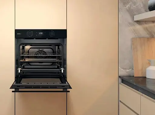 Духова шафа Whirlpool електрична 71 л, A+, дисплей, конвекція, телескопічні напрямні, пара, чорний - фото 7