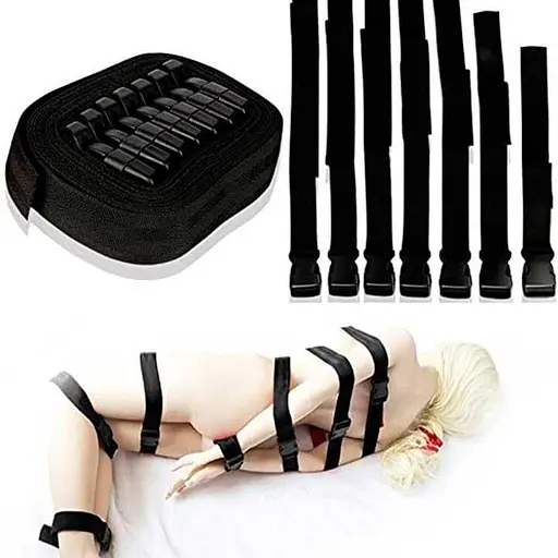 Комплект для связывания BDSM Черный K000277 - фото 2