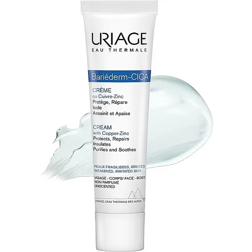 Відновлюючий цика-крем з Cu-Zn Uriage Bariederm Repairing Cica-Cream 40 мл - фото 3