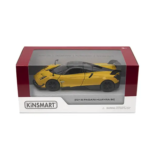 Металева інерційна легкова модель Pagani Huayra BC 5", відкриваються двері (В асортименті) - фото 2