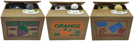 Копилка-детская интерактивная Воришка-Кот, 12x10x9.2 см, 5195 (в ассортименте) - фото 2