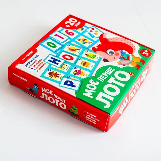 Дитяча настільна гра Ранок Моє перше лото. Вивчаємо букви та цифри 10156027 - фото 2