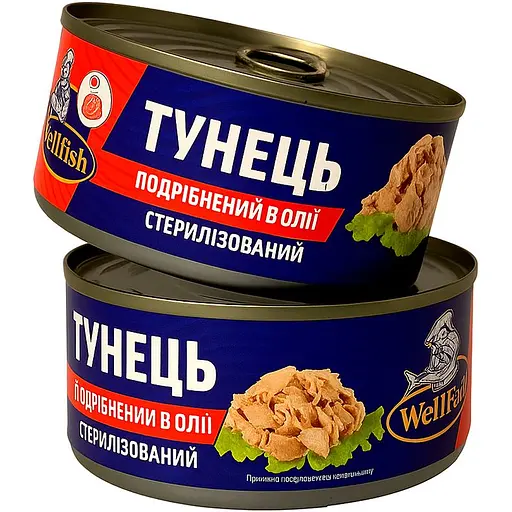 Тунец WellFish измельченный в масле 160 г - фото 3