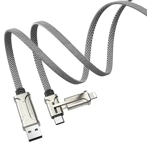 Дата-кабель зарядки 4 в 1 Hoco S22 Magic Cube 1.2 м 60W/3A - фото 6