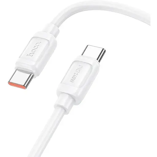 Кабель Hoco X115 Surpass 240W fast charging data cable Type-C to Type-C Білий - фото 1