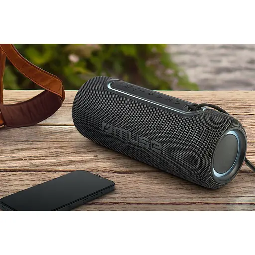 Портативна колонка Muse чорна (M-780 BT) - фото 4