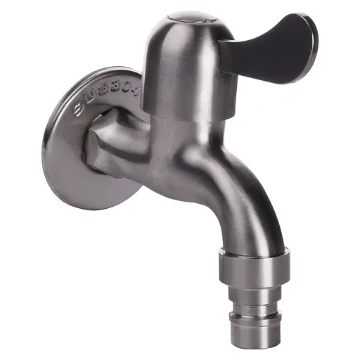 Кран кульовий для поливу Q Professional 1/2″ NV-QP3003 SUS304 нержавійка - фото 2