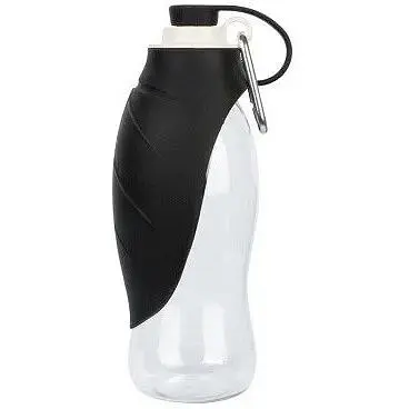 Бутылка для собак Zoofari 550 мл Ø8 х 21,5 см прозрачная black - фото 1