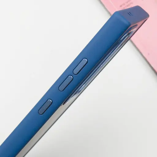 TPU чехол Epik Bonbon Metal Style для Samsung Galaxy S24 Ultra Синий / Denim Blue - фото 6