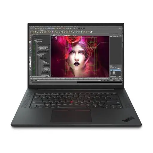 Ноутбук Lenovo 16'' ThinkPad P1 Gen 5, (21DC0014RI), Lenovo ThinkPad P1 Gen 5, Intel Core i9-12900H до 5 ГГц, 16 дюймов, WQXGA, IPS, 165 Гц, 16 ГБ DDR5, 5 16 ГБ GDDR6, Windows 11 DG Windows 10 Pro - фото 2