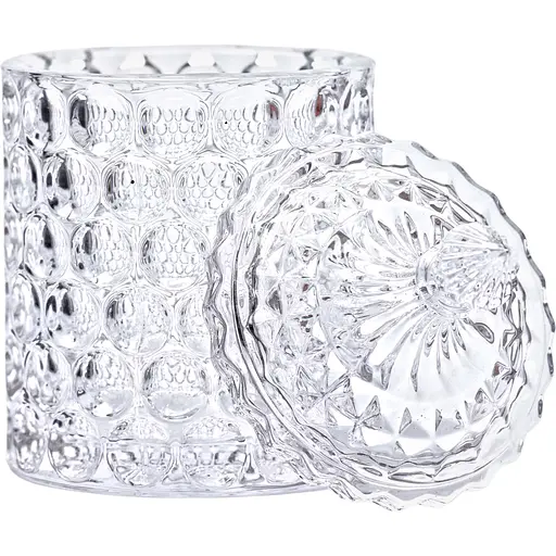 Конфета Yiwu из хрустального стекла Crystal Imperial со стеклянной крышкой 15 см HP-4-103 - фото 2