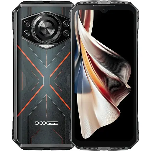 Смартфон Doogee S cyber 658" FHD+ /8 ГБ/256 ГБ/ T606/10800 мАч/50+16 Мп NFC/IP68/IP69K Black