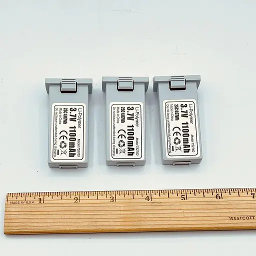 Складной пульт дистанционного управления дроном 3.7V 1100mAh 25C Li Polymer Battery 752760 D25 - фото 4