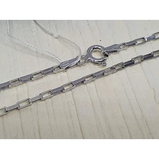 Срібний ланцюжок Аметист Якірний 38С028КВР 50 - фото 2