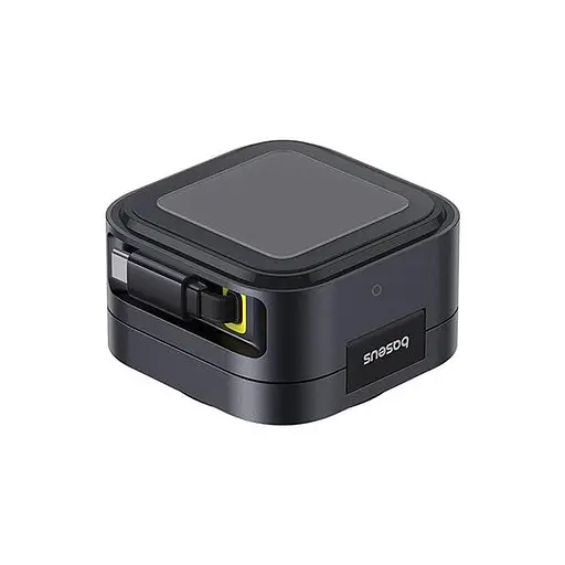 Бездротовий зарядний пристрій Baseus PicoGo Series 2-in-1 Magnetic Qi2 67W чорний - фото 5