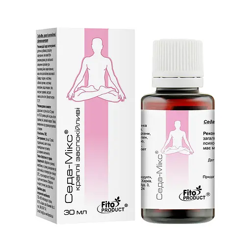 Краплі заспокійливі "Седа-мікс", 30 мл