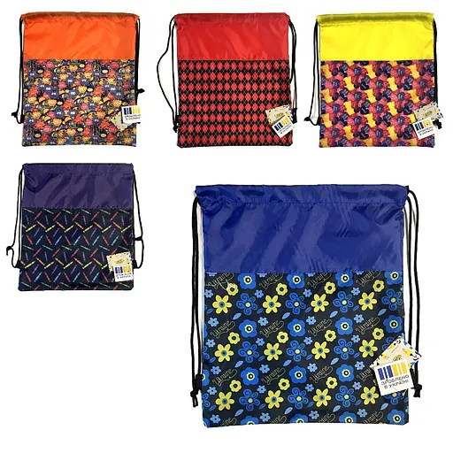 Торбинка для взуття, 40x34 см, сублімаційний друк, Тетрада, 14420 (В асортименті) - фото 2