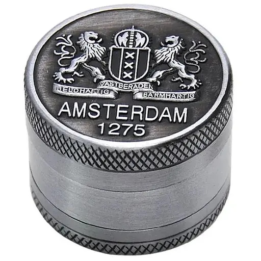 Гриндер для подрібнення тютюну Амстердам HL-243 Amsterdam 1275, Silver (14963)