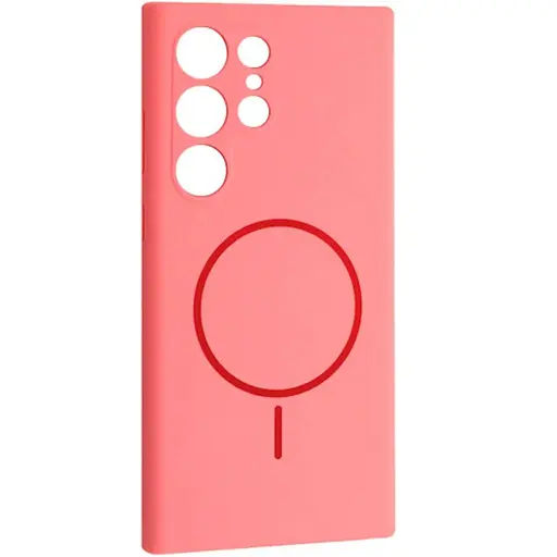 Чохол DK Luxury Silicone Case with MagSafe для Samsung Galaxy S24 Ultra Rose Pink [132238]