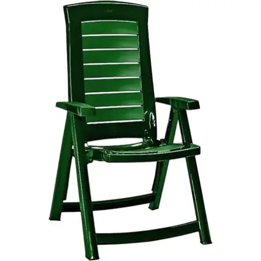 Стул садовый пластиковый Allibert Keter Aruba зеленый - фото 1