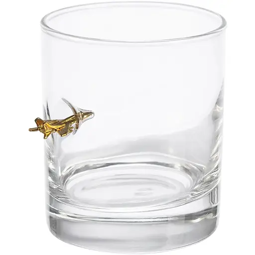 Стакан Gun&Fun с моделью самолета МИГ-29, 300 мл