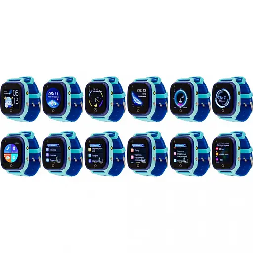 Детские умные часы Amigo GO005 4G WIFI Thermometer Blue - фото 4