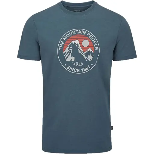 Футболка Rab Stance Alpine Peak Orion Blue XL (1033-RB QCC-03-ORB-XLG)